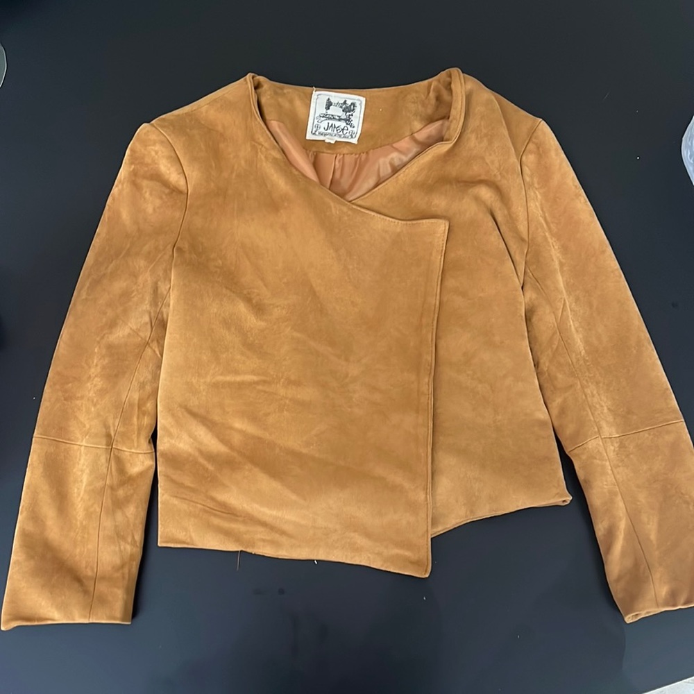 brown velvet jacket